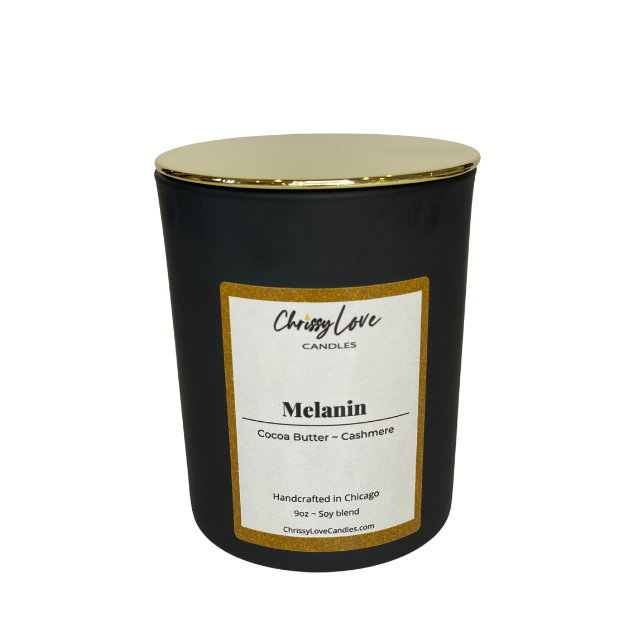 Melanin- Cocoa  butter + Cashmere Candle