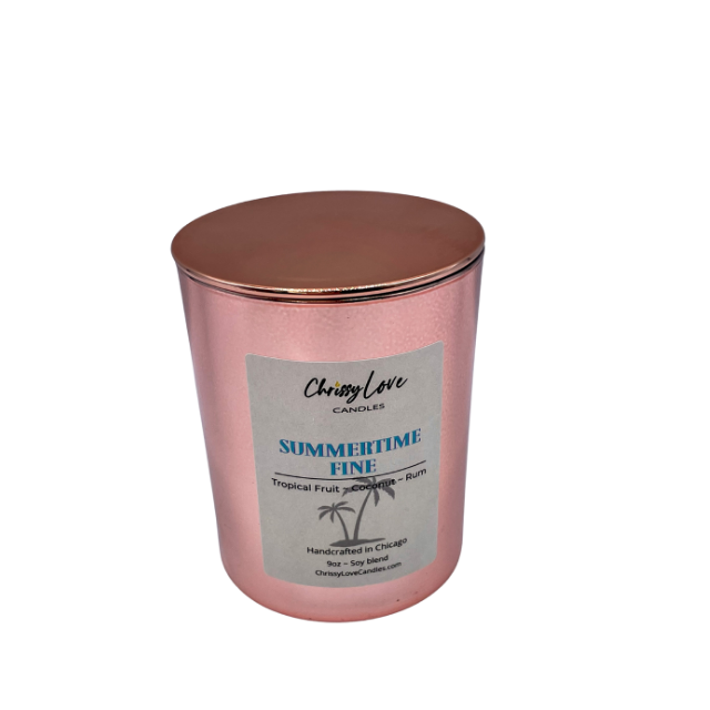 Summertime Fine- Tropical Fruit + Coconut + Rum Candle